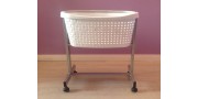 LAUNDRY BASKET WITH WHEELS