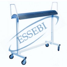 TROLLEY WITH BENT SHELF