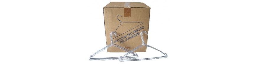 Wire and plastic hangers